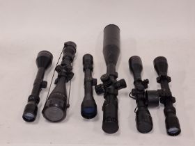 Six rifle scopes (103)