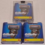 3 x XL packs of 8 Gillette Pro Glide cartridge razor blades (REF 42).
