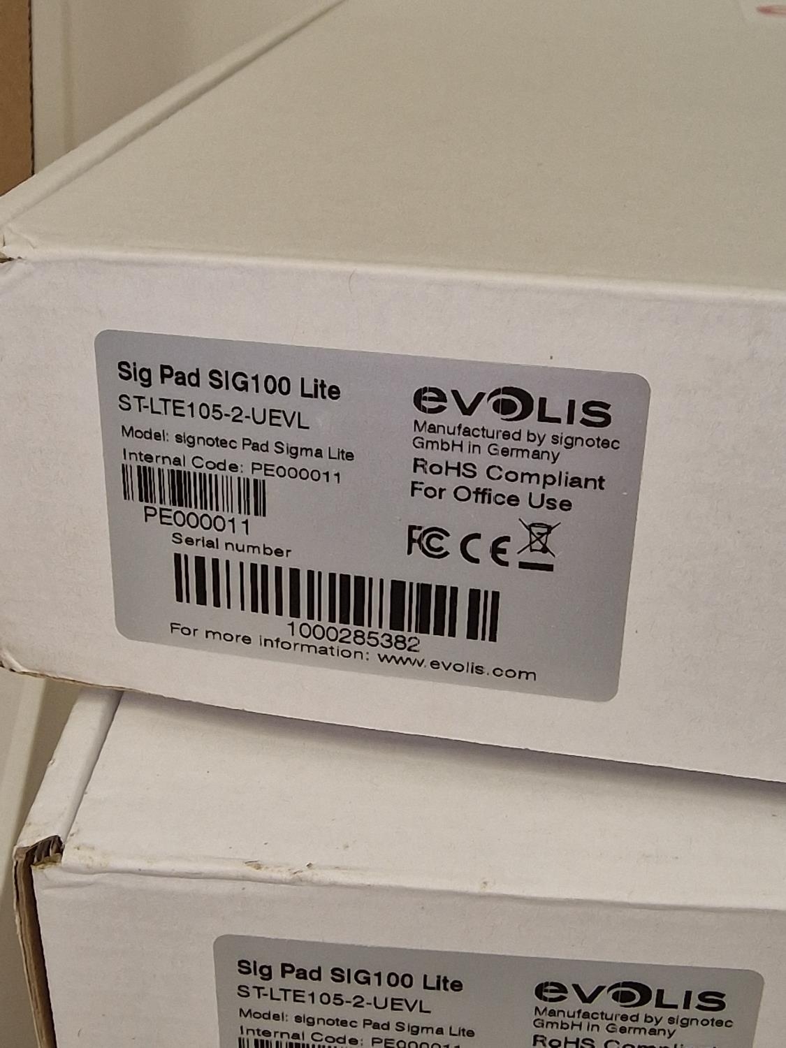 Four Evolis Sig Pads SIG100 Lite. (96) - Image 2 of 2