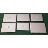 6 Apple laptops/Macbooks to include models - A1286 - A1370 - A1466 - A1425 - A1278 and A1369.