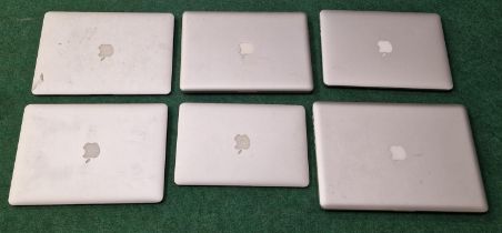 6 Apple laptops/Macbooks to include models - A1286 - A1370 - A1466 - A1425 - A1278 and A1369.