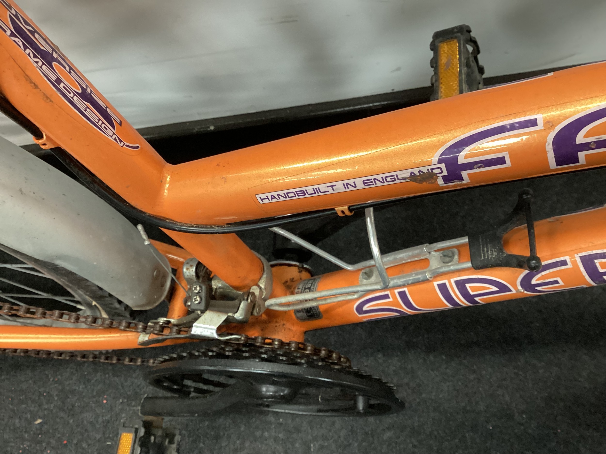 Supernova Falcon orange bicycle 24 gears 15" frame size 24" wheel size. - Image 3 of 3