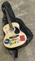 Martin Smith acoustic guitar with soft fabric carry case (REF 232).