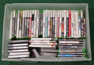 Collection of various video game disc’s that come from manufacturers X Box 360 - PlayStation 3 Wii
