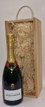 Presentation bottle of Bollinger Special Cuvee Champagne