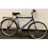 Blue Cross hybrid bicycle 18 gears 21" frame size 28" wheel size (REF 95).