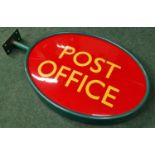 A Post Office sign 87x53cm.