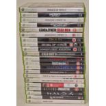 21 boxed Xbox 360 games (REF 28).