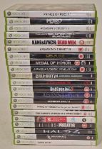 21 boxed Xbox 360 games (REF 28).