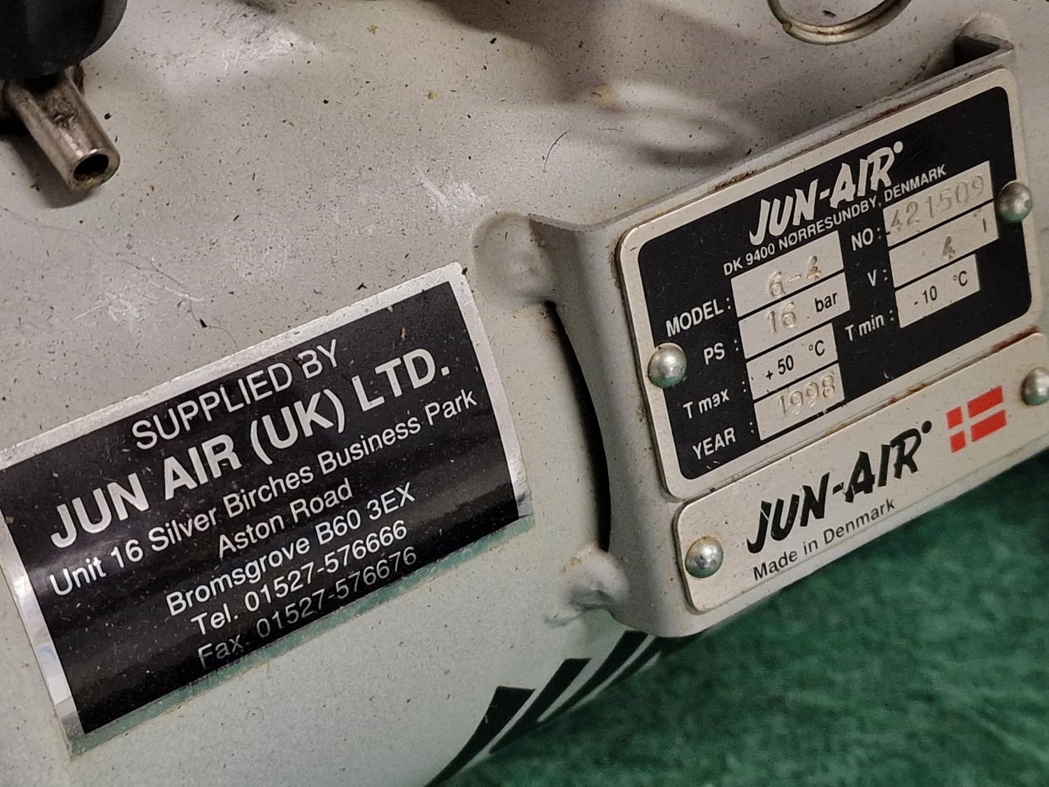 JUN-Air compressor model No.MDR2-EA/11. Found here in very good condition. - Image 2 of 2