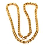 9ct gold belcher neck chain 18g ref 74