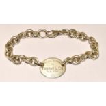 925 silver bracelet marked Tiffany and co ref 250