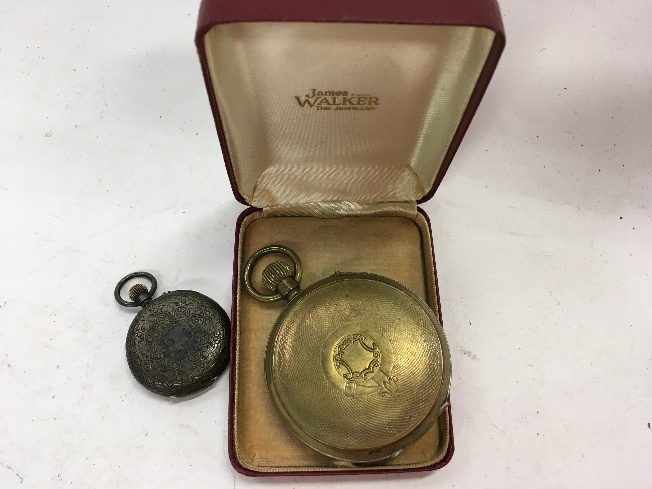 Superior Railway Timekeeper pocket watch together another silver pocket watch - Image 2 of 2