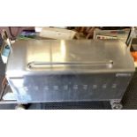 Stainless steel electric and gas combination portable  Hog Roast by "Tastytroter" with double spit