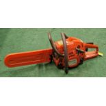Husqvarna petrol chainsaw model No.236 complete with chain cover.