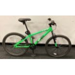 Xrated BMX style Xrated green bike, 12" frame, 24" wheel. (29B)