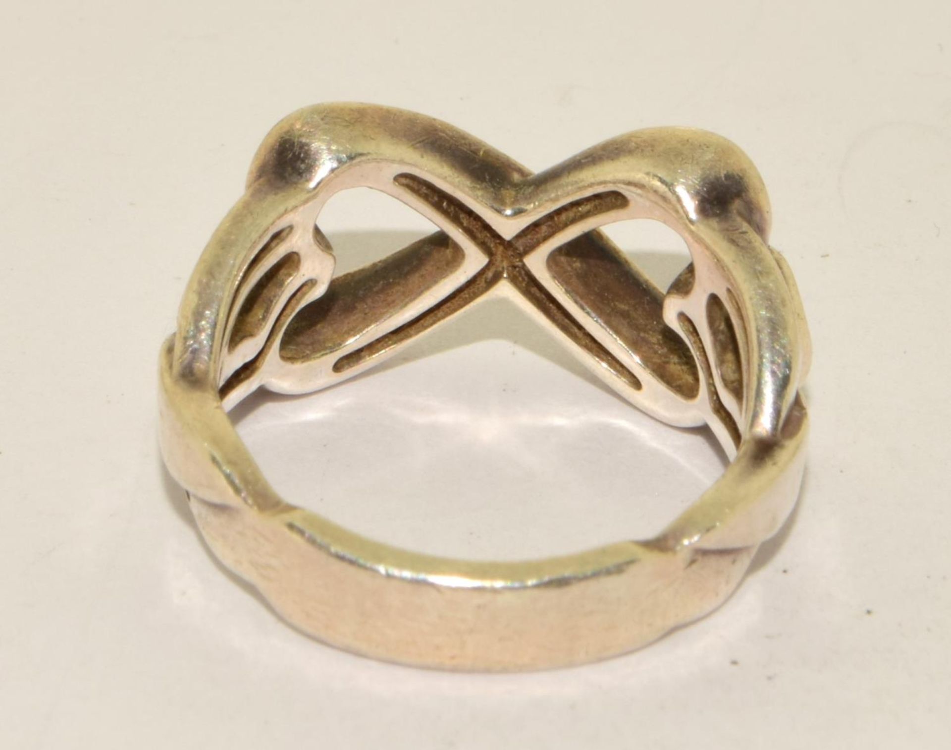 Tiffany & Co Picasso silver ring Size N/O - Image 3 of 3