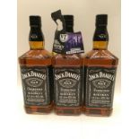 3 x 1ltr bottles Jack Daniels ref 193, 200