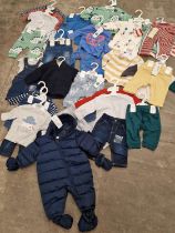 A large box of 0-3 months baby clothing BNWT (112)