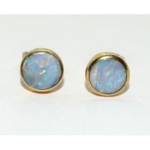 9ct gold Opal stud earrings