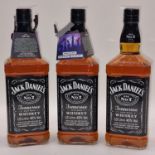 3 x 1ltr bottles of Jack Daniels ref 202