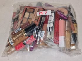 A large selection of cosmetics. (187)