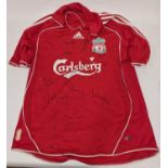 A signed Liverpool shirt (small) (83) examine