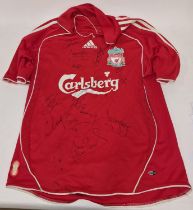 A signed Liverpool shirt (small) (83) examine