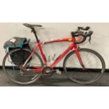 Red Specialized Allez race bike 16 gears 21" frame size and 27" wheel size (3b)