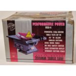 Performance Power HS8-4 200mm table saw boxed.