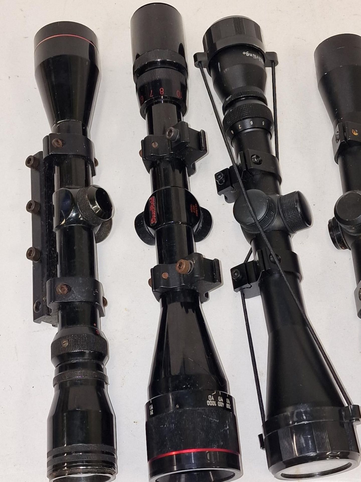 Collection of six rifle scopes (REF 47, 48). - Image 2 of 3