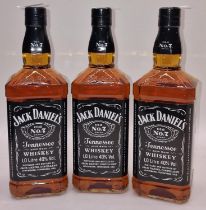 3 x 1ltr bottles of Jack Daniels ref 201