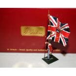 Britain's Redcoats British Ensign 27th Inniskilling Regiment of Foot, Kings Colour 1815. 2012