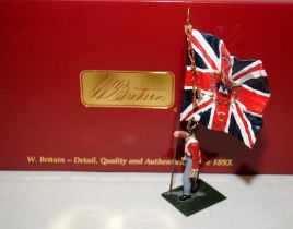 Britain's Redcoats British Ensign 27th Inniskilling Regiment of Foot, Kings Colour 1815. 2012