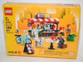 Vintage Lego boxed set: Bean There, Donut That ref:40358. Rare set, available only in the US