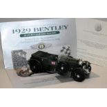 Franklin Mint 1:24 scale 1929 Bentley Supercharged Racer. Boxed with papers