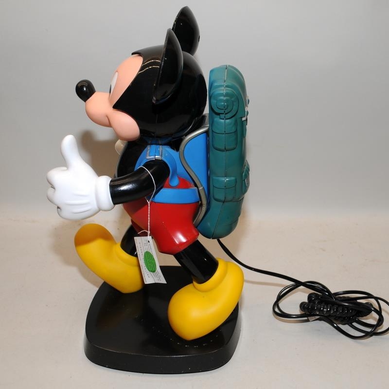 Vintage novelty Mickey Mouse telephone by Tele Concept. In original box - Image 2 of 4
