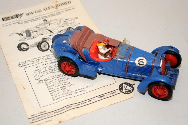 Early Scalextric Alfa Romeo slot car ref:MM/C65