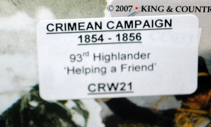 King and Country die-cast figures: Crimean Campaign 1854-1858, Helping a Friend ref:CRW21 and - Image 3 of 5