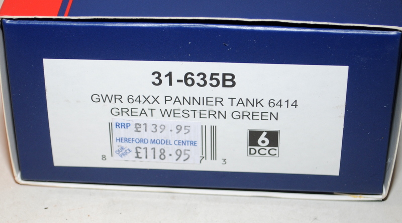 Bachmann OO gauge Class 64XX Pannier Tank Great Western Green ref:31-635B. Boxed - Image 2 of 2
