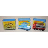 Lesney Matchbox series boxed vehicles No.9, 10 and 62