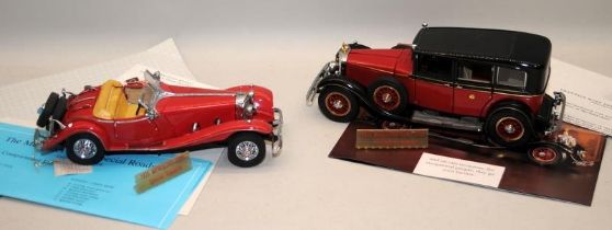 Franklin Mint 1:24 Scale 1935 Mercedes Benz 770K Pullman Limousine with box and papers c/w