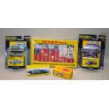 Small collection of reproduction Dinky and Matchbox die-cast models. All Boxed