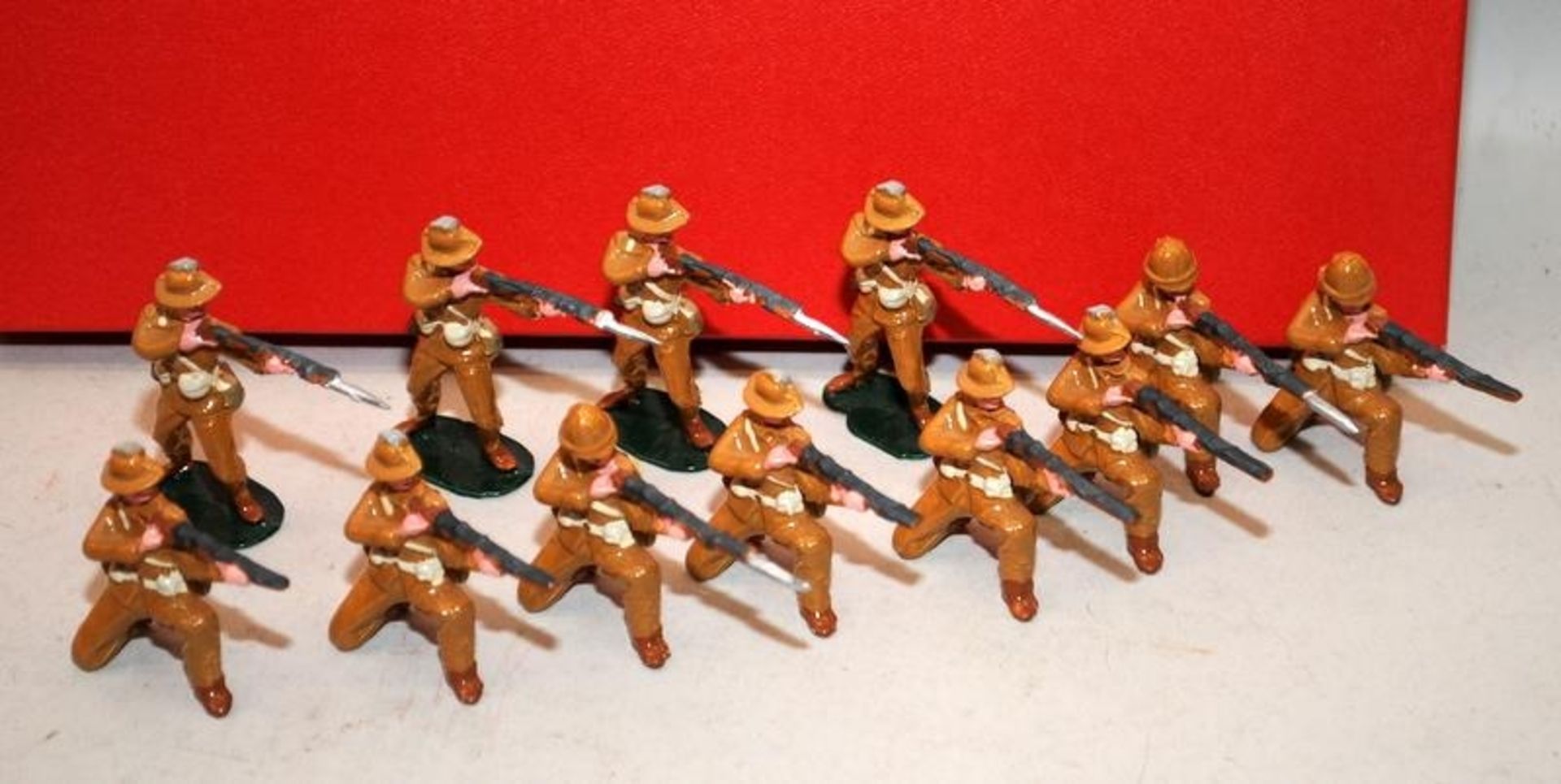 Good Soldiers die-cast figures: British Infantry in khaki uniform. Boer War 1900. Boxed