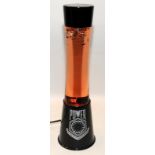 Star Wars 'Join The Resistance' Tie Fighter glitter lava lamp. 39cms tall