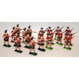 Good Soldiers Figures:- British Highlanders Canada 1756 French/Indian Wars. 20 figures, unboxed