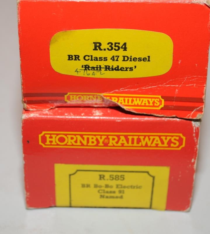 Hornby OO gauge Class 47 Locomotive ScotRail 'Strathisla' (wrong box) c/w Class 90 BR InterCity 90 - Bild 2 aus 2