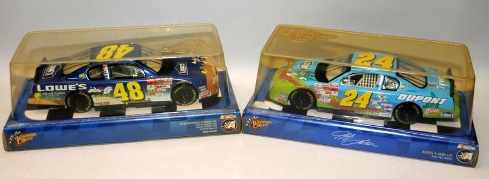 Collection of Nascar etc die-cast model racing cars c/w American Choppers series bike c/w trading - Image 2 of 4