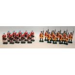 Good Soldiers die-cast figures: 18thC French Indian Wars, British Infantry including 42nd