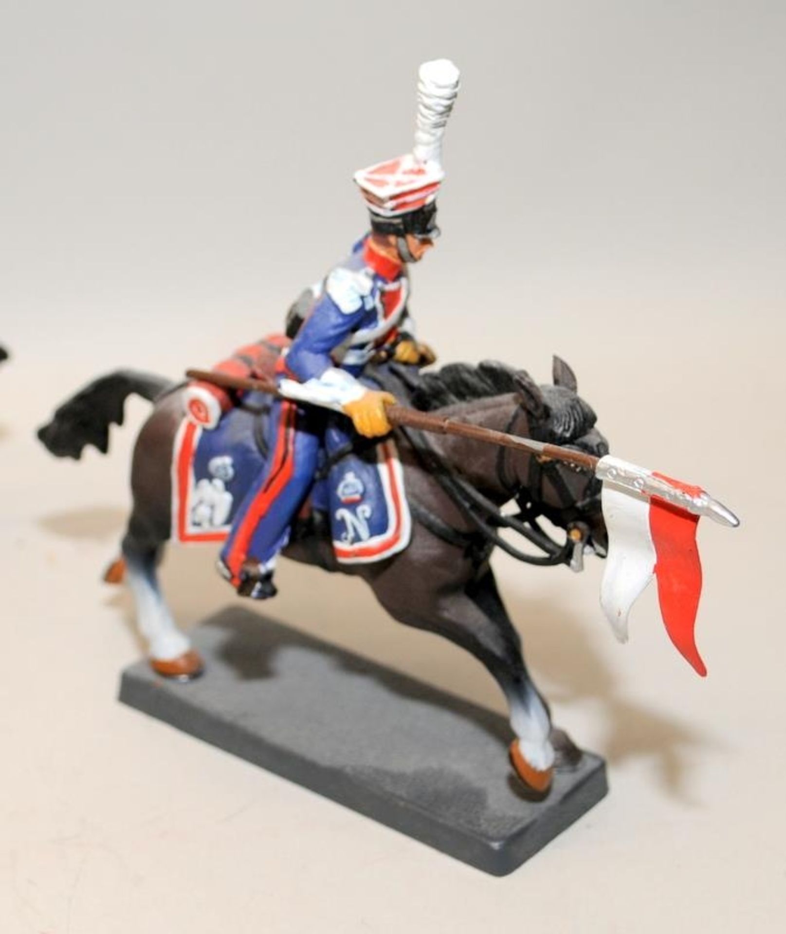 DEA by Cassandra die-cast Napoleonic figures: French Imperial Polish Heavy Lancers x 6 - Image 2 of 2